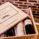 Combo Angelica Zapata Malbec Alta - 4 UND + Caixa de Madeira