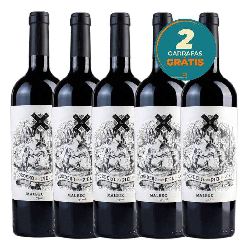 Kit Leve 5 Pague 3 Cordero Con Piel de Lobo Malbec