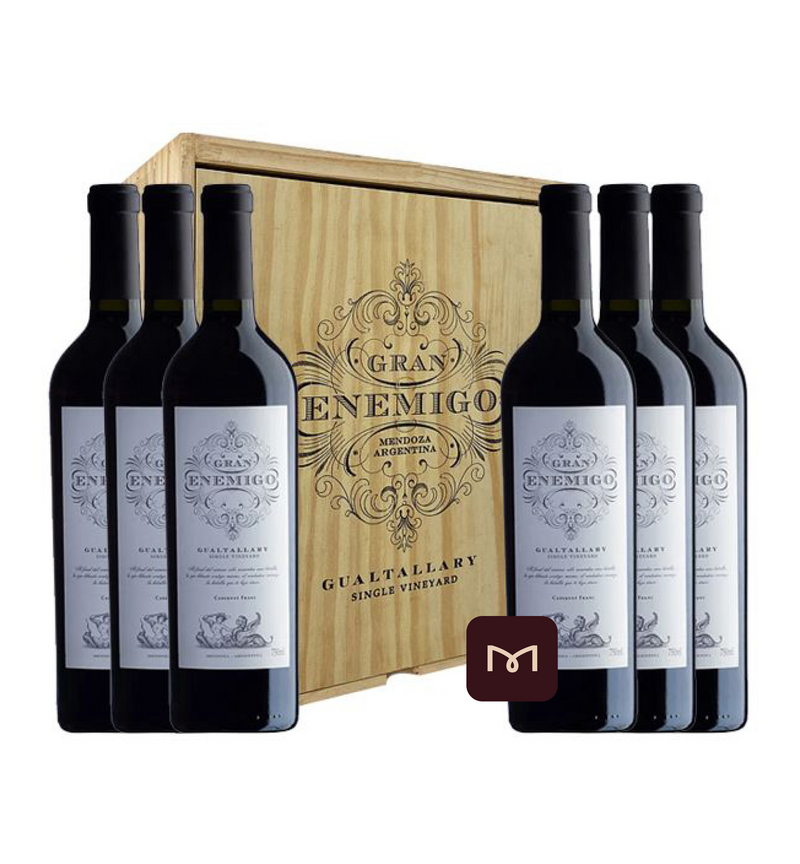 Combo Gran Enemigo Gualtallary 2019 - 6 UND + Caixa de Madeira