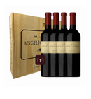 Combo Angelica Zapata Malbec Alta - 4 UND + Caixa de Madeira