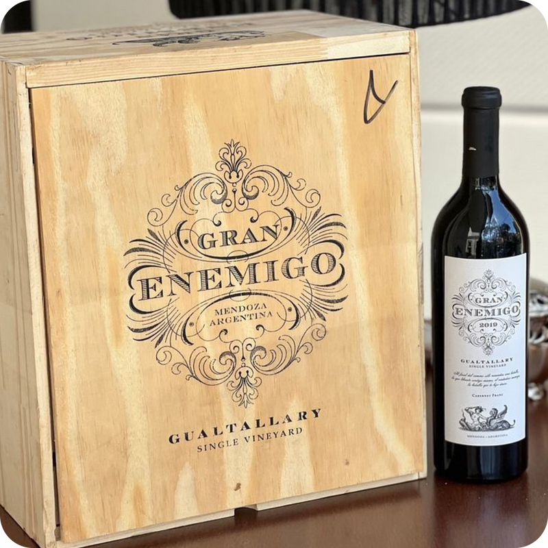 Combo Gran Enemigo Gualtallary 2019 - 6 UND + Caixa de Madeira