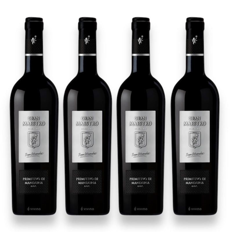 Kit 4 Vinhos Gran Maestro Primitivo di Manduria DOC